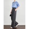 Basic House Women's Drapey Wide-Leg Trousers