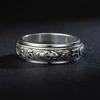 Latest Retro Six Character Mantra Men 'S Brave Finger Ring Rotatable Rings Voguish Fashionable Personality Jewelry AccessoriesRetro Finger Ring