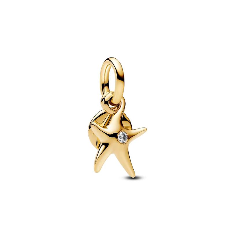 Firefly Rose Gold Pendant Charm Bead Fits Bracelets Bangle Necklace For Women Luxury DIY Jewelry Daily Party Festival Gift