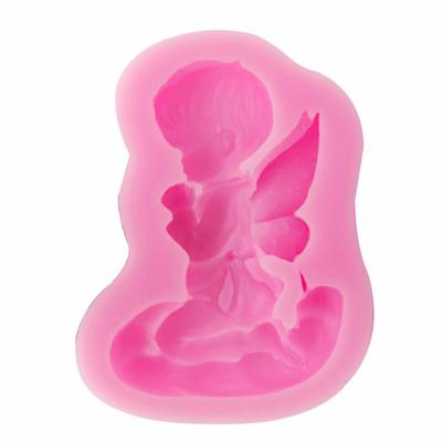 Nuevo Molde 3D para bebé, molde para fondant, pastel, jabón, caramelo, decoración, pudín,