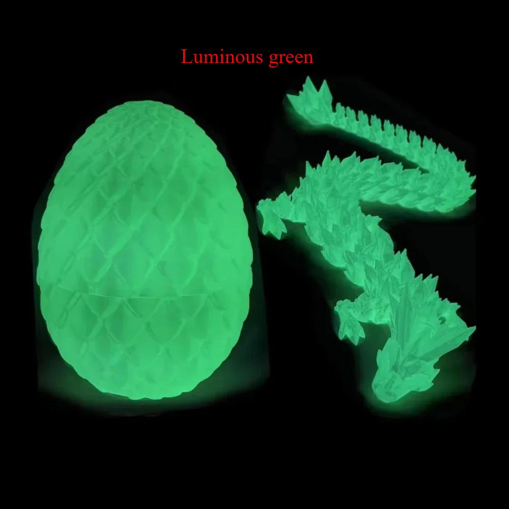 3D Printed Snake Egg and Dragon Egg Toys Fully Articulated Snake Dragon Collection Surprise Simulation Toy Decoration