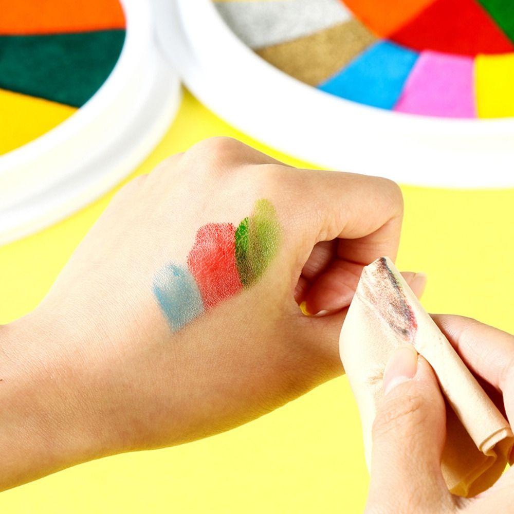 Clear Stamping Finger Painting Inkpad Quick-drying Graffiti Inkpad DIY Painting Ink Pad  Children