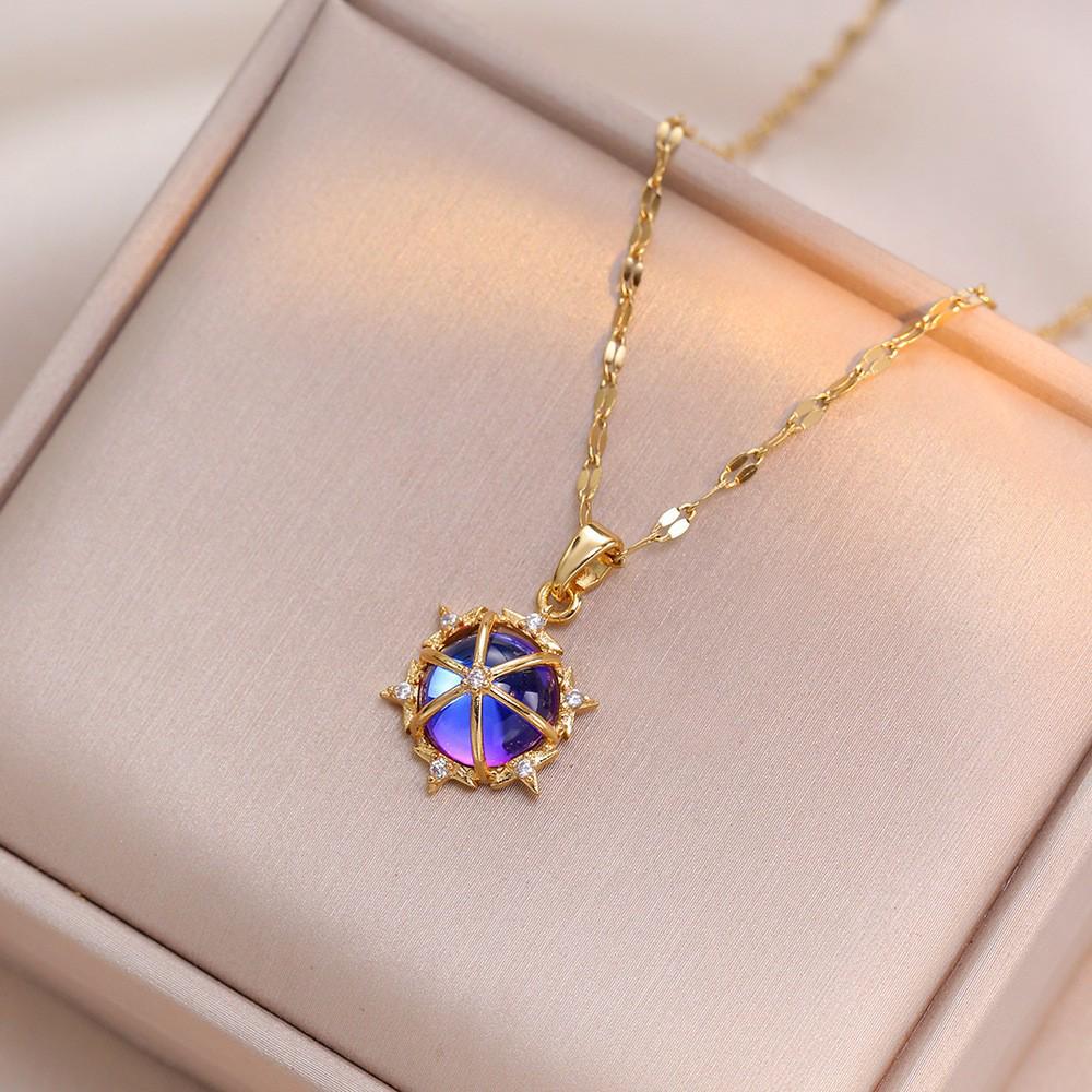 

Женский рождественский кулон на ключицу с цирконом - Элегантный трансграничный модный дизайн