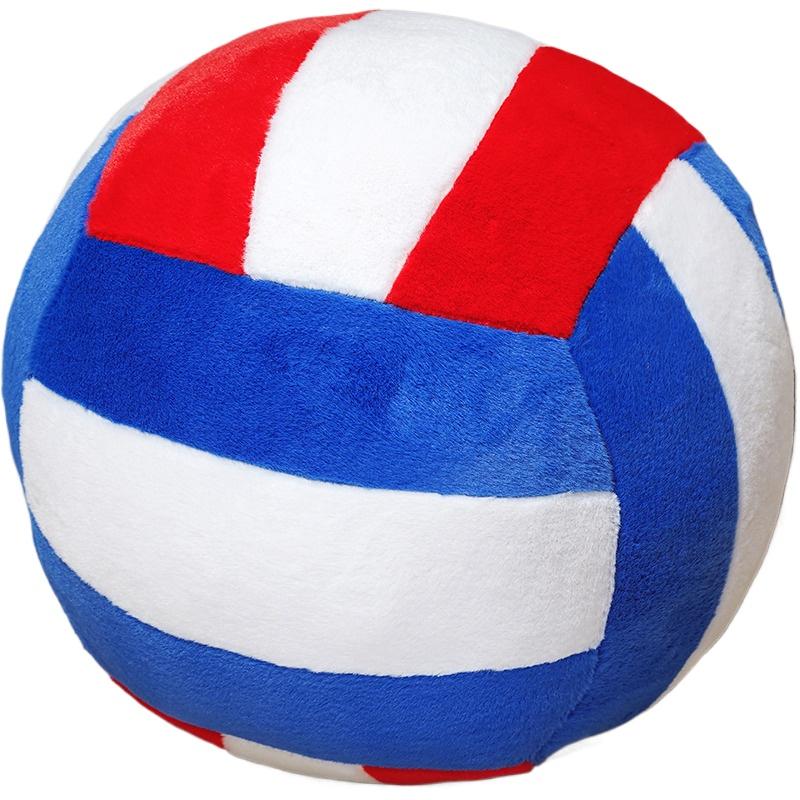 9/20/30cm Funny Sport Series Colorful Volleyball Football Plushie Toy Cute Volleyball Pillow for Home Decoration Sofa Cushion