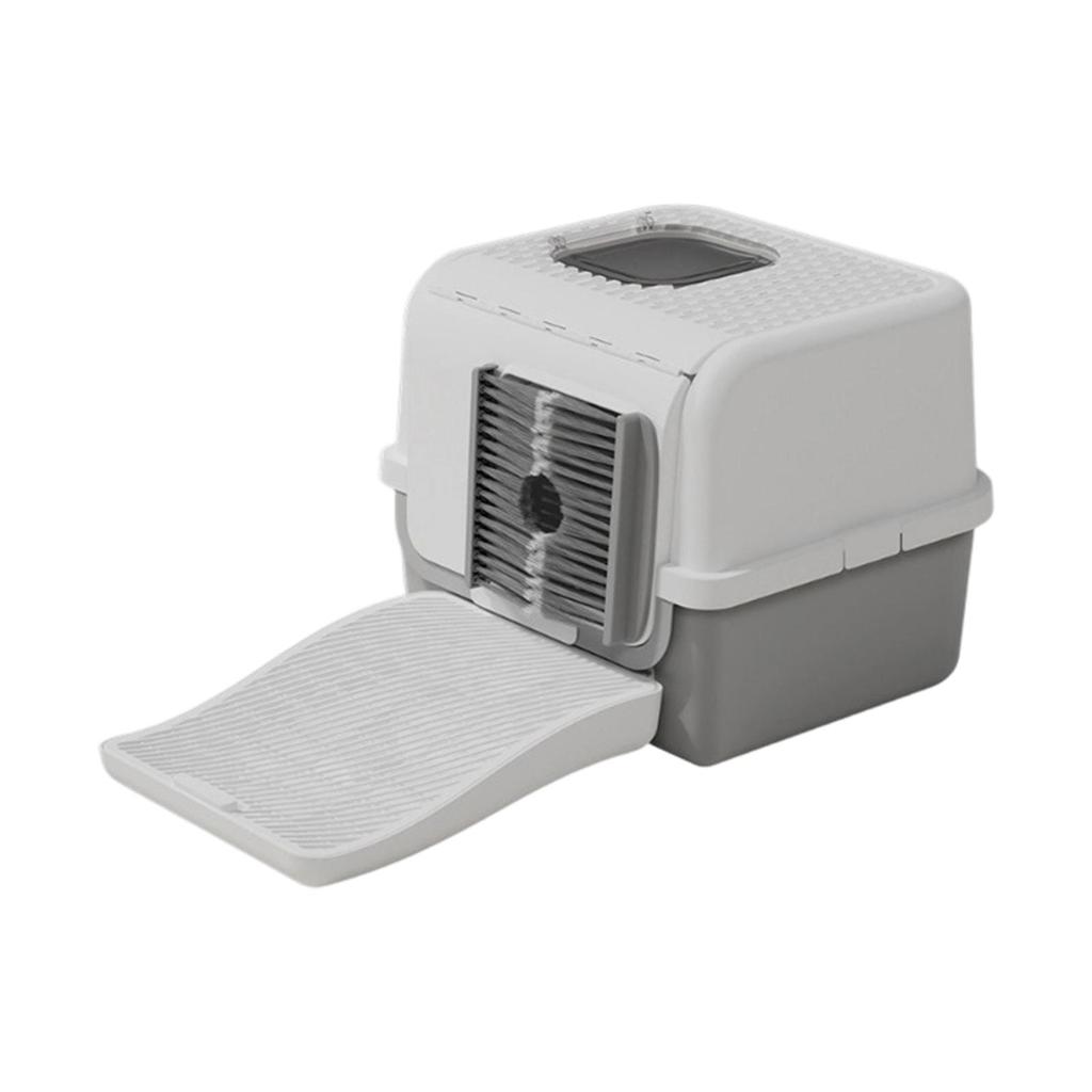 Litter Box Comfortable Easy Cleaning Modern Large Opening Design Cat Toilet