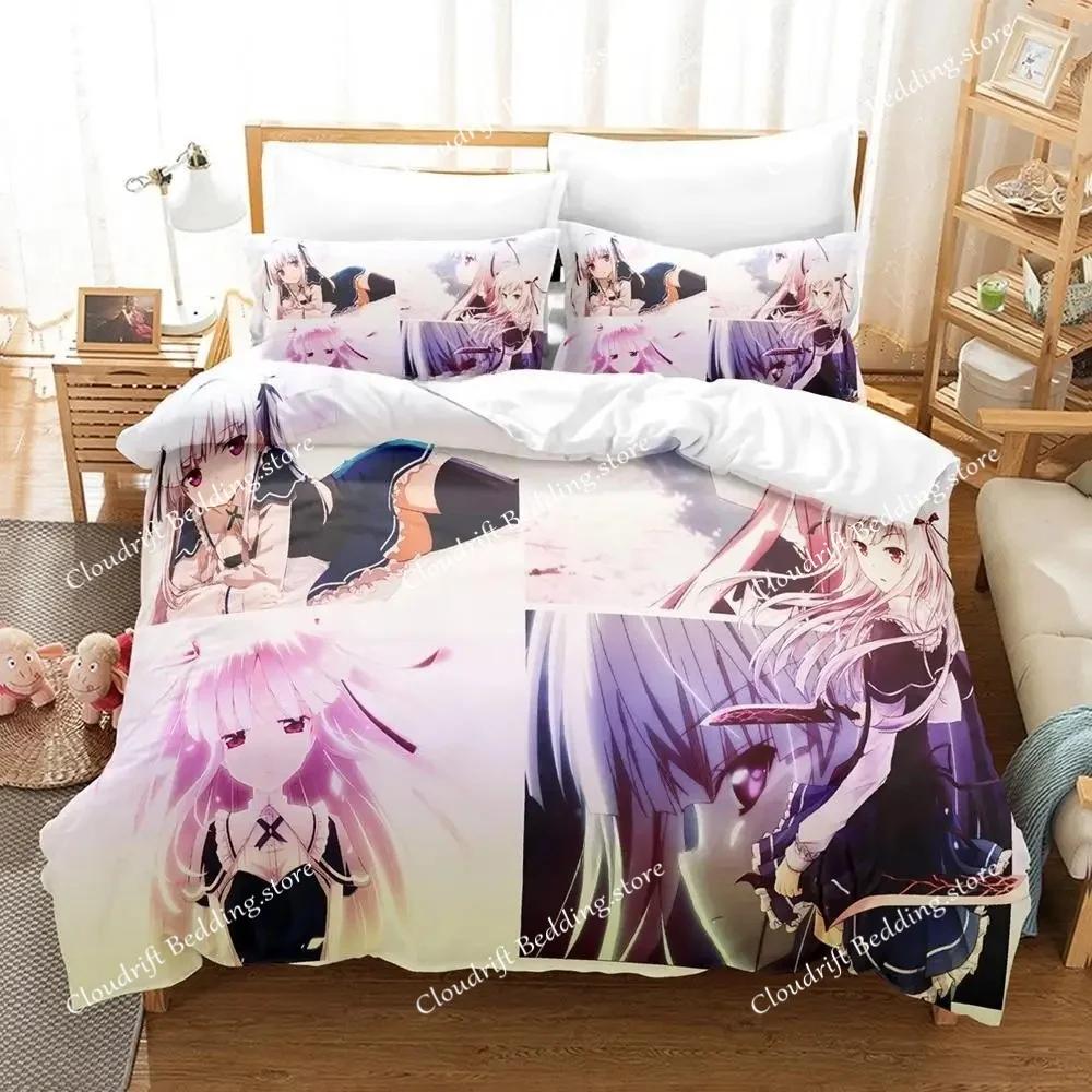 New 3d Print Kawaii Anime Absolute Duo Bedding Set Single Twin Full Queen King Size Bed Set Adult Kid Bedroom Duvet Cover Sets02