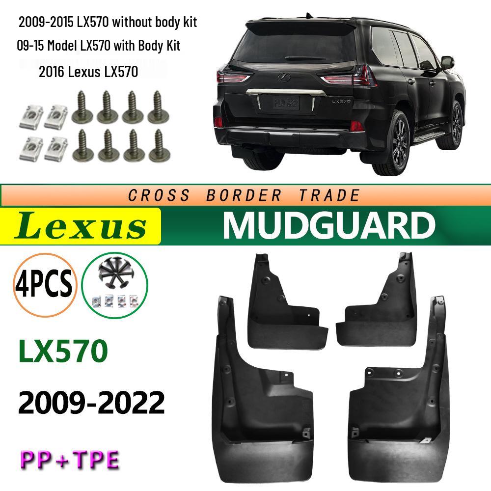 Compatible Lexus LX570 Rear Tire Mudguard (09-22 Models)