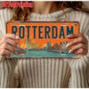 D Flat Pc Vintage Metal Plaque for Decorative Use Only Outdoor Sign  Wall Decor (cm Xcm) Rotterdam Aluminum Sign