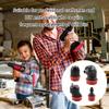 Large Power Cordless Lithium Drill Quick Detaches Chucks with Ergonomic Handle Small ABS Metal Set for Multiple Surfaces