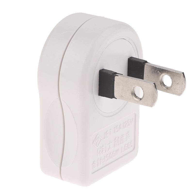 

США 2-контактный вращающийся на 360 градусов адаптер вилки питания складные дорожные адаптеры вилка преобразователя питания электрическая розетка Portrait