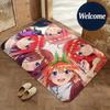 Soft Flannel Floor Mat Anime The Quintessential Quintuplets Floor Mat Non-Slip Absorbent Doormat Bathroom Bedroom Home Decor Rug