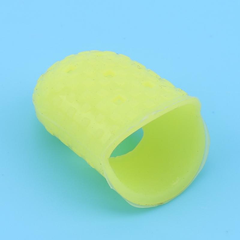 Sewing Thimble Breathable Protective Silicone Finger Thimble Finger Cover Caps Quilting Sewing Needlework Craft NEW