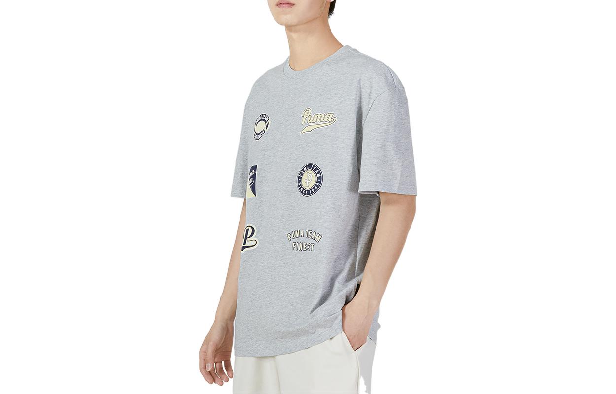 PUMA CLASSICS T Shirt Men s Gray 536921-04 S