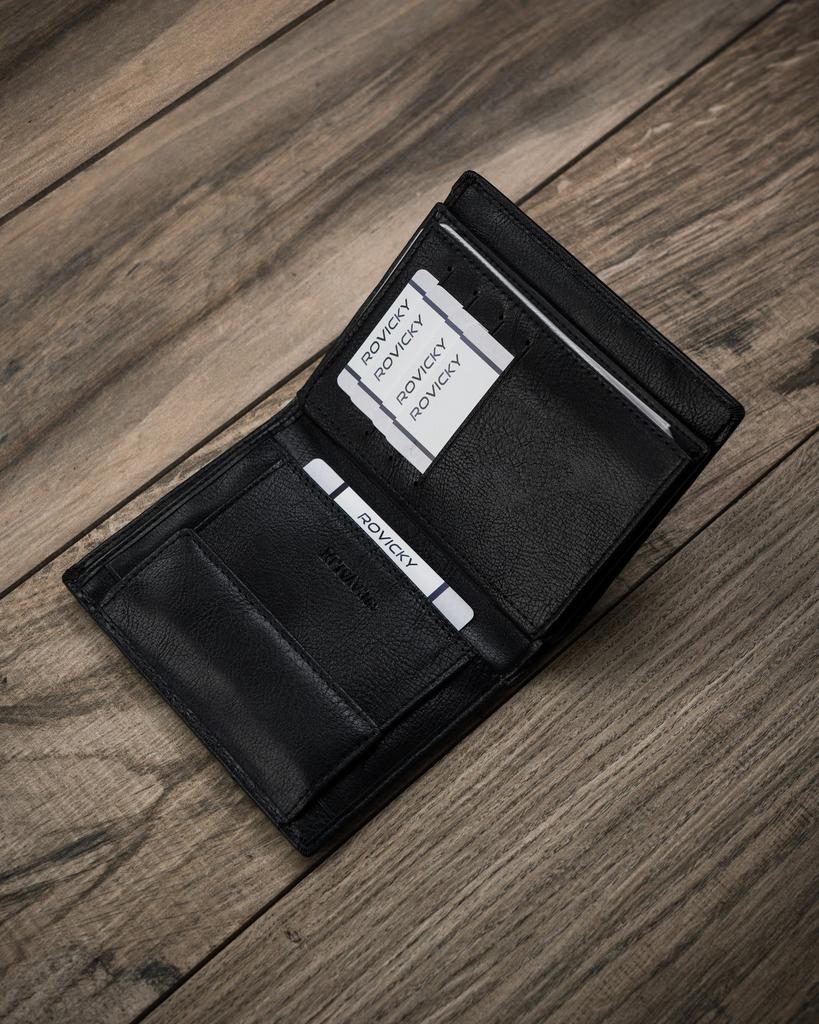 Men's wallet PU+leather M302B-PU-6861 Black