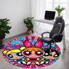 1PC Powerpuff Girls Office Round Rug Perfect for Office Non-Slip Backing, Decorative Floor Mat yy250916073