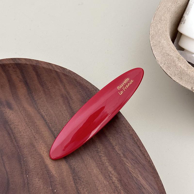 Retro Korean Gold Label Acetate Duckbill Hair Clip