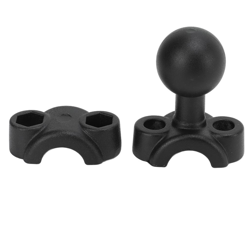 1in Ball Mount Base Motorcycle Ball Head Adapter for 9‑15mm 0.35‑0.59in Diameter Rails