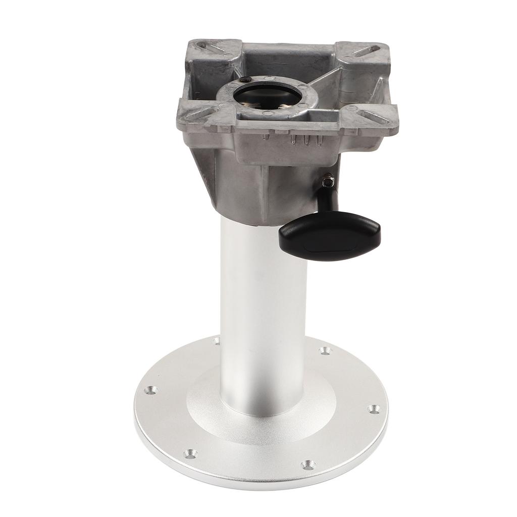 Marine Adjustable Seat Pedestal Manual 330‑480mm 360 Degree Swivel for RVs Yachts Boats