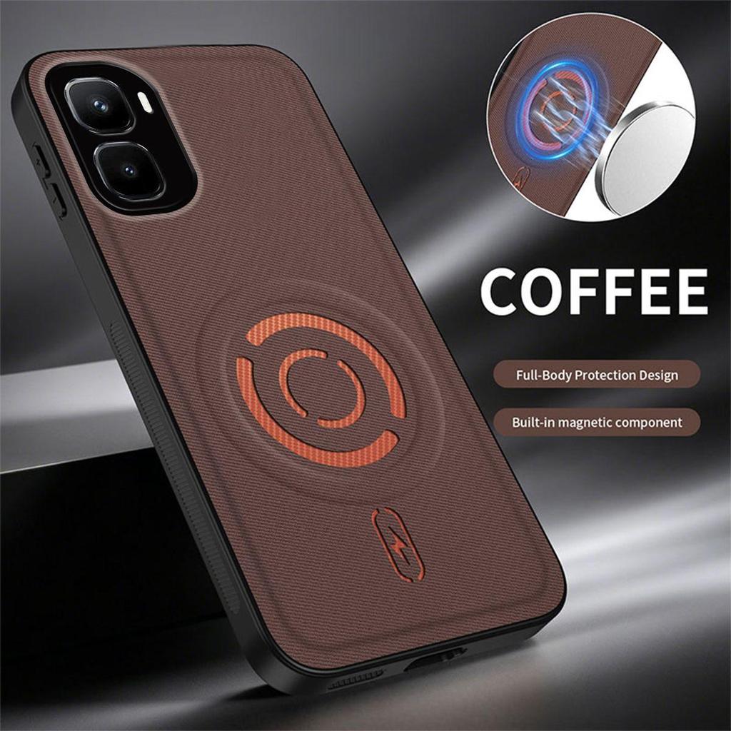 Textured Leather‑Grain TPU Phone Case for infinix GT 50 PRO Shockproof Soft Cover