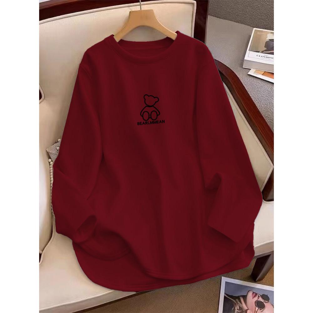 Korean Retro Long-Sleeve Women's White Velvet Top - 2025 Autumn Collection