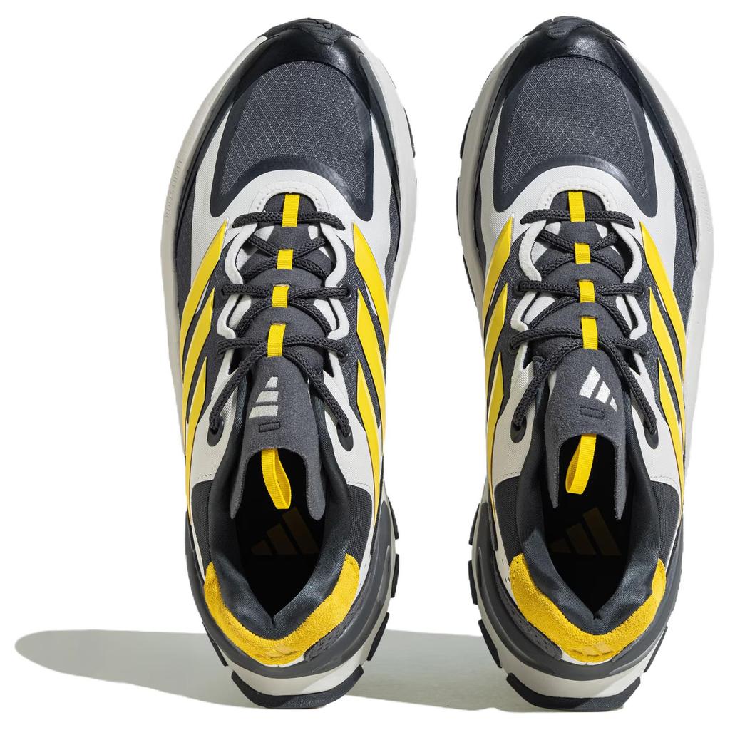 adidas Maxxwavy Rutschfeste Verschleißfeste Low-Top Chunky Sneakers Unisex Dunkelgrau Silber Gelb Sneakers JI2444