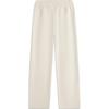 Li Ning Sports Lifestyle Series Solid Color Mid Waist Drawstring Comfortable Breathable Straight Leg Casual Pants Women Pants Mica-Gray AKLU322-5