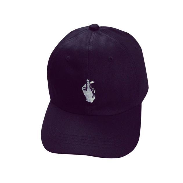 Adult Fashion Caps Baseball Caps Adjustable Hip Hop Finger Sun Caps 