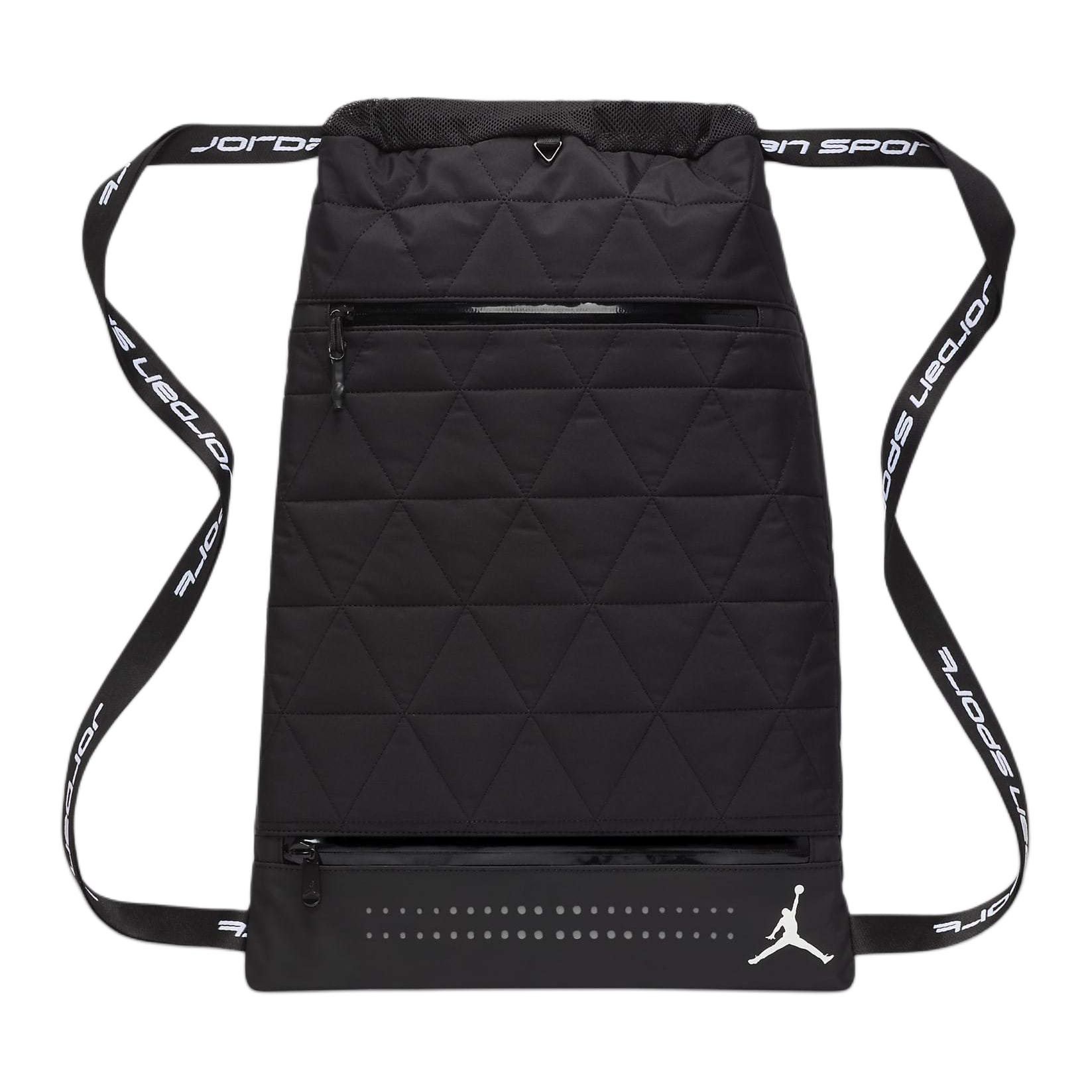 Jordan 9.8L Minimalist Fashion Large Capacity Polyester Backpack Men backpack Black HQ7222-010 Black