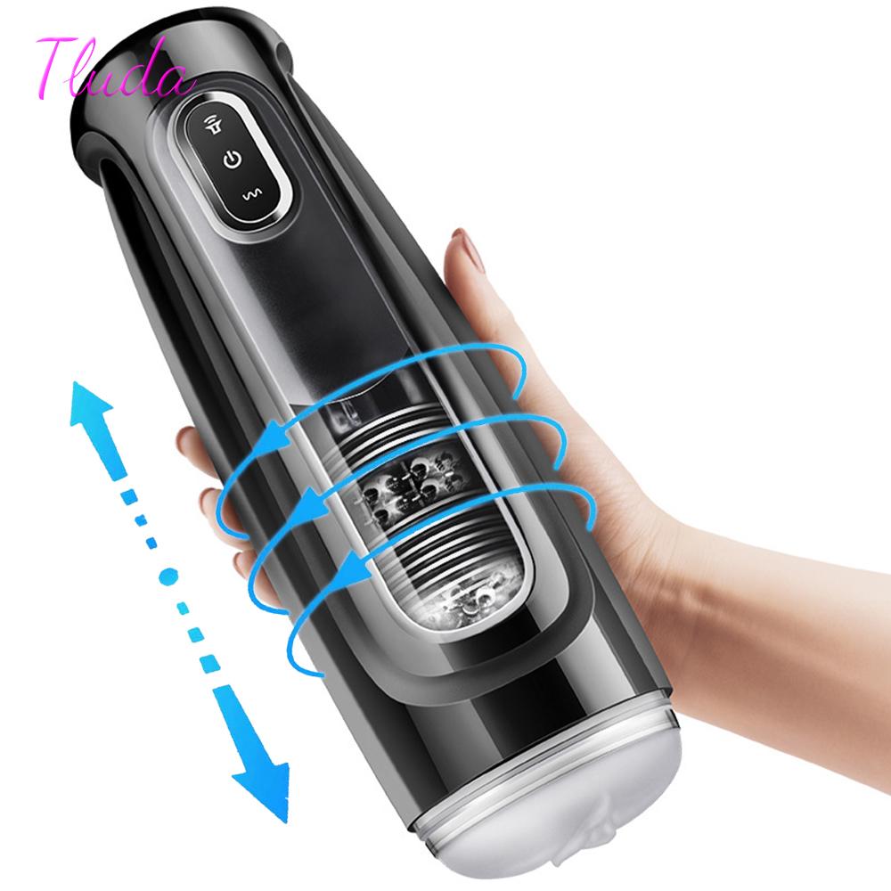 Masturbateur Masculin Automatique Télescopique Rotatif Coupe de Masturbation Pour Hommes Pipe Machine Sexe Jouets Articles pour Adultes Pour Hommes 18+