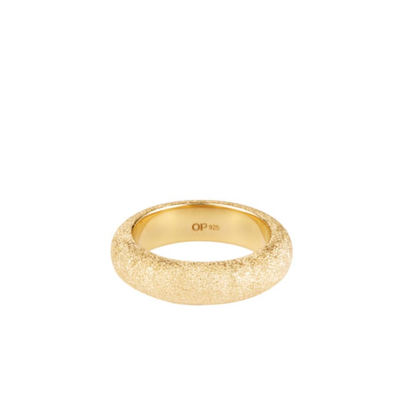 OURPIERRE GRANITO ROUND RING BOLD VERMEIL