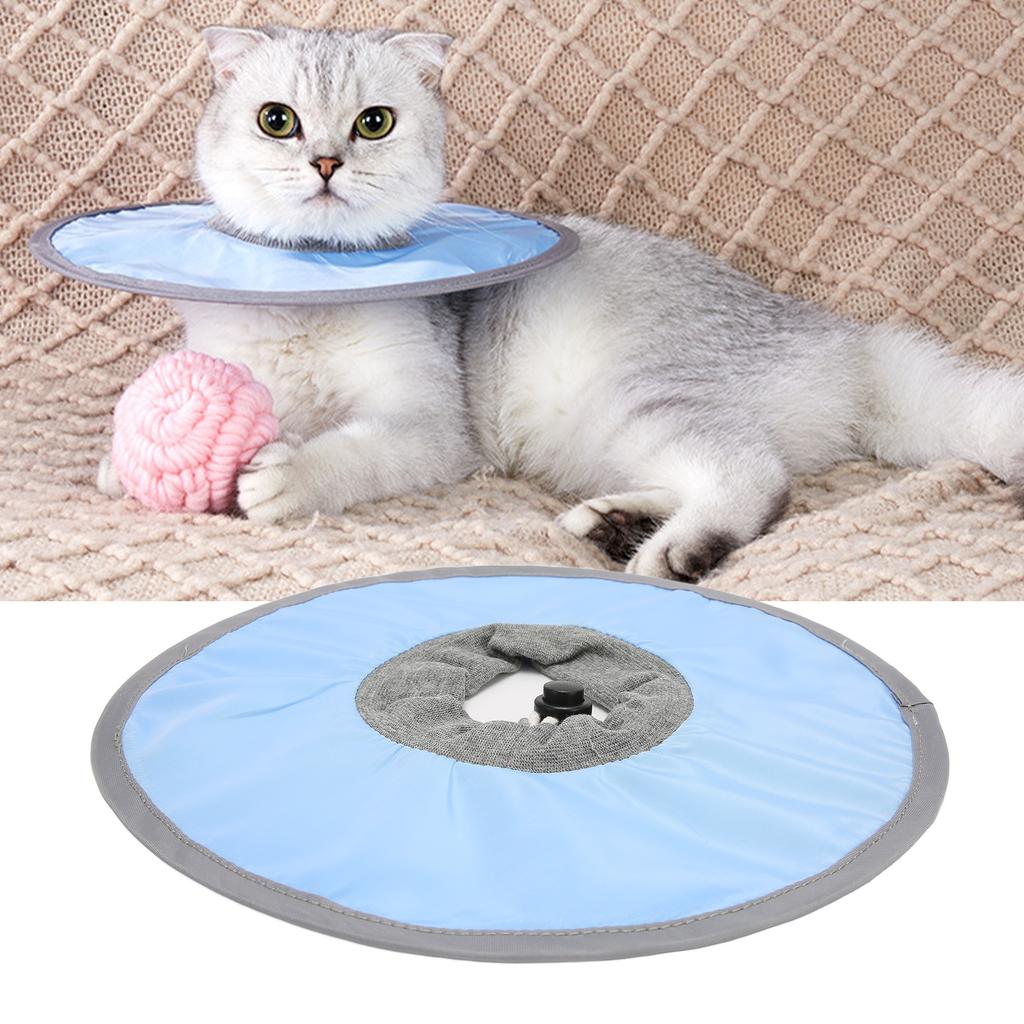 Cat Recovery Collar Waterproof Prevent Licking Protective Pet Elizabeth Collar for Post Surgery
