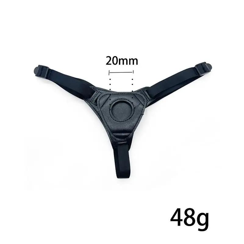 Adjustable Silicone Strap On Harness with Slim Dildo Set, Beginner Pegging Dildo Panties for Women Men Couples, Soft Purple Stra