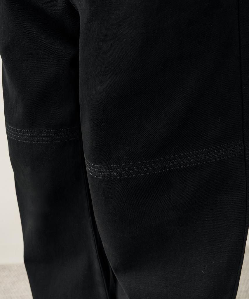 Drawfit Semi-Wide Twist Cation Pants [Black]