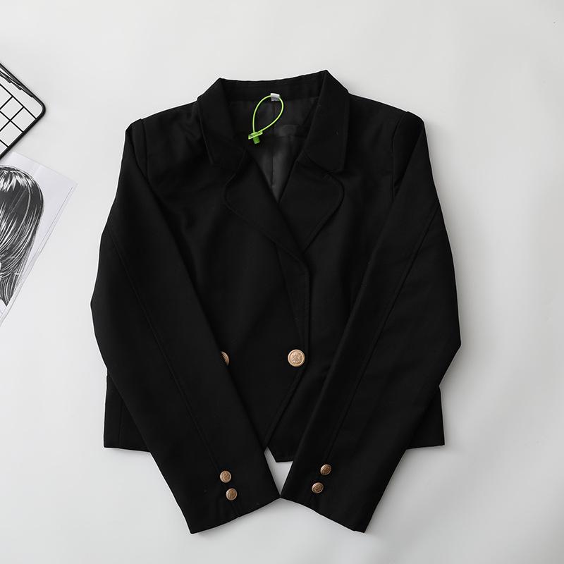 

Стильный женский приталенный блейзер JK Uniform 2021 года с дизайном, подчеркивающим талию Large