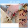 Vintage Style Alloy Plated Floral Bracelet Unique Geometric Hand Jewelry Women For