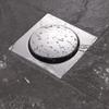 Foot Floor Drain Strainer Bounce Type Square Shower Floor Drain Prevent Backflow Shower Floor Drain Hair Strainer