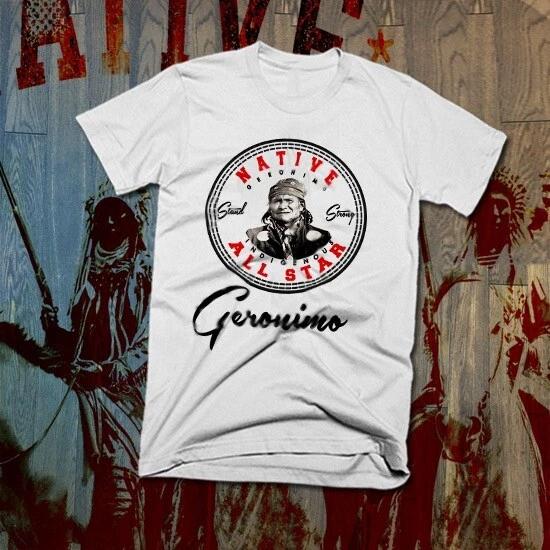 

Native American Indian Warrior T-shirt Indigenous Headdress Apache Tribe leader 2XL