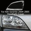 Car Headlamp Lens For Kia Sorento 2004 2005 front Car Headlight Cover Lens Shell Lampcover Lampshade Headlamp Light mask
