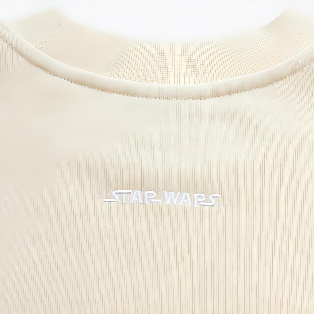 Kith For Star Wars C-3PO Crewneck Waffle Men Tops Cream KHM030219-102