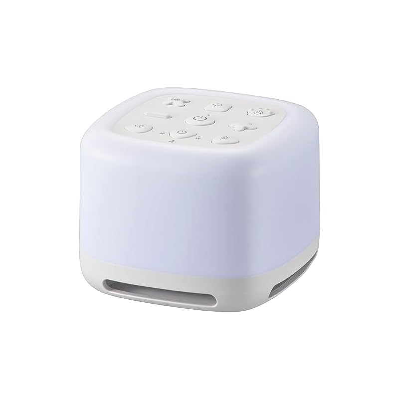OHM AudioComm Sound Machine White Noise ASMR LED Illumination Sleep Induction Machine for Babies, Sleep Support, Sleep Induction, Natural Sounds,