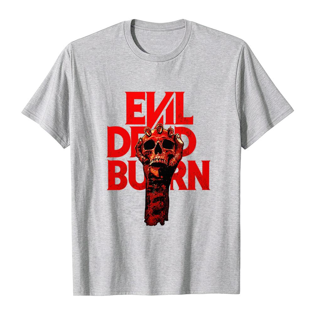 Evil Dead Burn Tees Summer O-neck Short Sleeve Unisex T-shirt Fashion Casual Film Design Graphic Merch High Quality Soft Tshirts