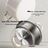 Uto 304 Stainless Steel Soup Pot with 2-Layer Steamer
