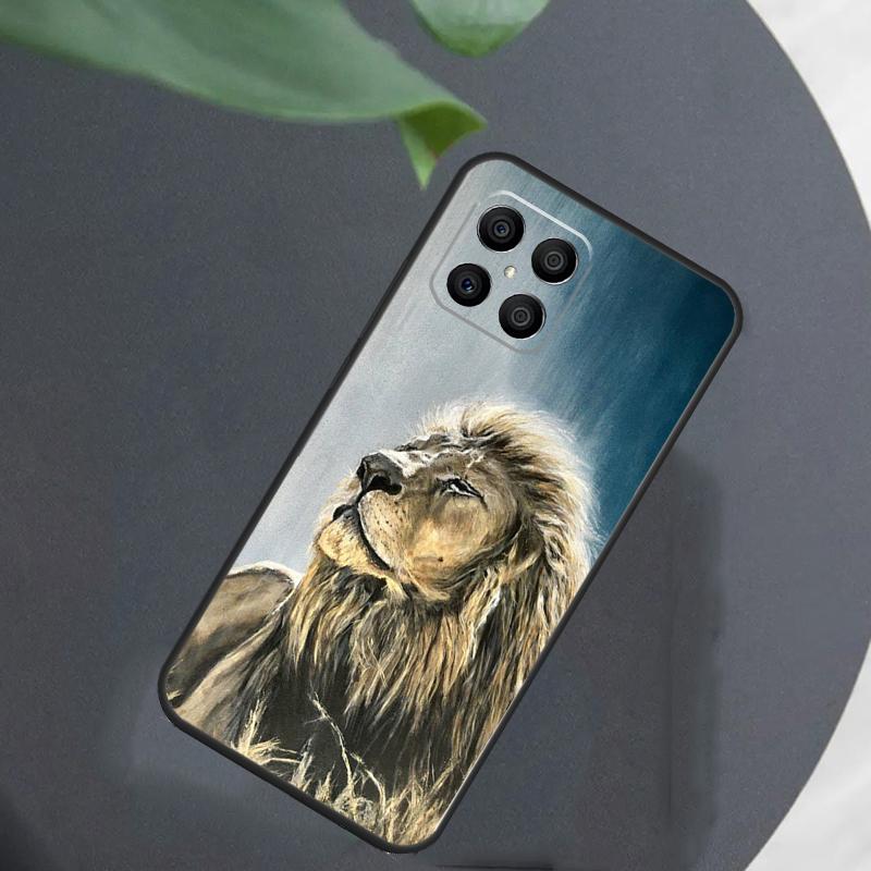 Lion Animal For Honor Magic 5 6 7 8 Pro Case For Honor 400 200 50 70 Lite X8c X8b X9a X9b X9c X9d Win RT