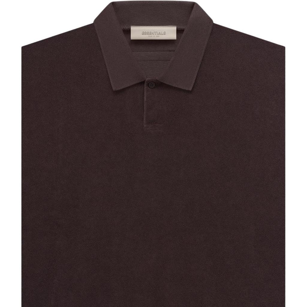 Fear of God Essentials SS23 Short Sleeve Terry Polo Men Tops Plum FOG-SS23-341
