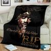 Urban Art Hip-Hop Legacy Blanket Suitable for All Seasons Camping Trip Office Rest Blanket Air Conditioning Blanket Nap Blanket