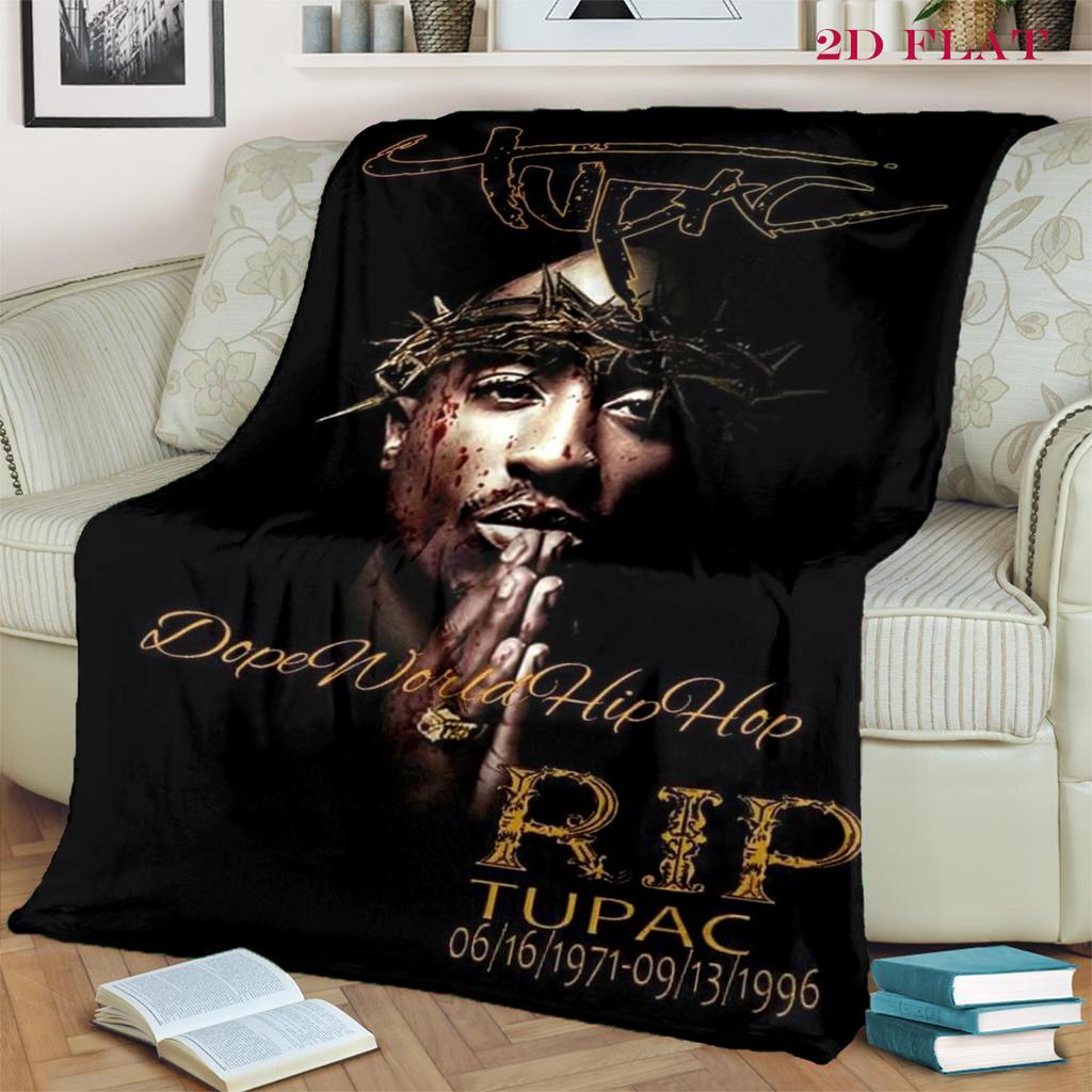 Urban Art Hip-Hop Legacy Blanket Suitable for All Seasons Camping Trip Office Rest Blanket Air Conditioning Blanket Nap Blanket