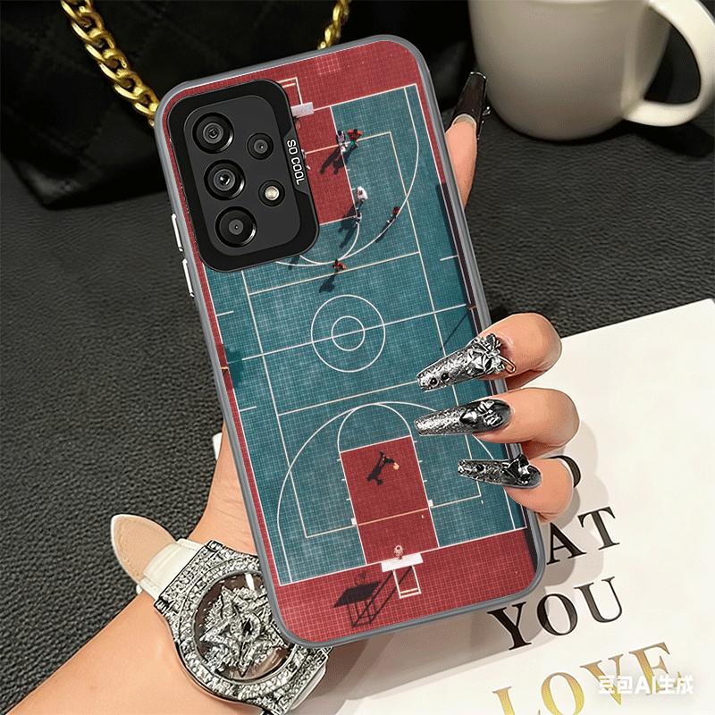 Basketball Sports Aesthetics Shockproof Phone Case for Samsung A17 A16 A15 A14 A37 A57 A36 A56 A26 A35 A55 A25 A34 A54 A24 A13 A