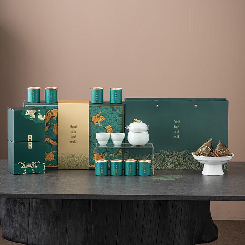 Auspicious Dragon Ceramic Tea Set