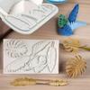 2/4 Pcs 4 Leaves Silicone Sugarcraft Mold Resin Tools Cupcake Fondant Cake Decorating Tools.