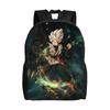 Custom D-Dragon B-Ball Z Gokus Backpacks for Men Women School College Students Bookbag Fits 15 Inch Laptop Cartoon Anime Bags